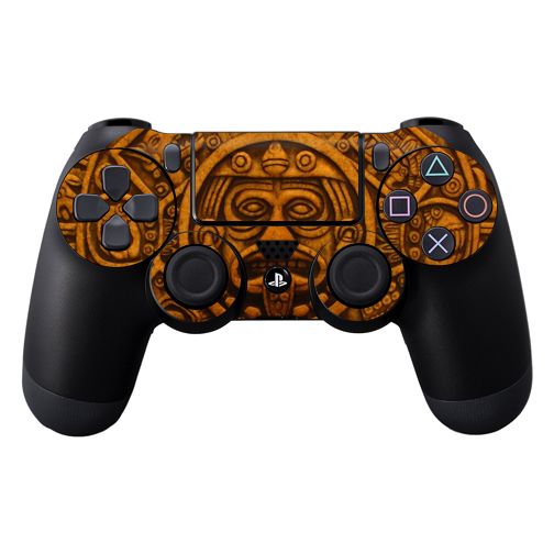 Picture of MightySkins SOPS4CO-Carved Aztec Skin Decal Wrap for Sony PlayStation Dual Shock 4 Controller - Carved Aztec