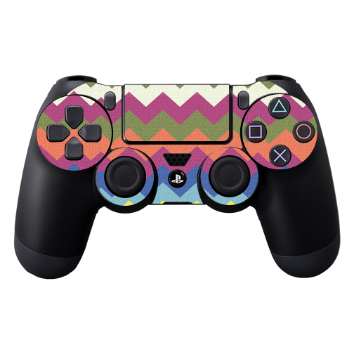 Picture of MightySkins SOPS4CO-Earth Chevron Skin Decal Wrap for Sony PlayStation Dual Shock 4 Controller - Earth Chevron