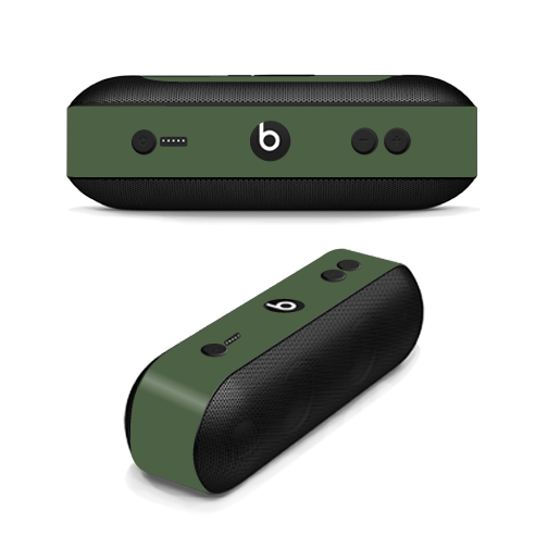 Picture of MightySkins BEPILLPL-Solid Olive Skin Decal Wrap for Beats by Dr. Dre Beats Pill Plus - Solid Olive