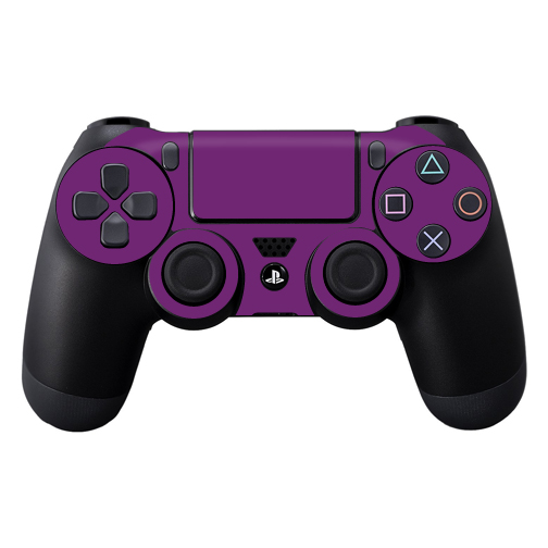 Picture of MightySkins SOPS4CO-Solid Purple Skin Decal Wrap for Dual Shock PS4 Controller - Solid Purple