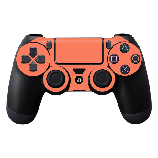 Picture of MightySkins SOPS4CO-Solid Salmon Skin Decal Wrap for Dual Shock PS4 Controller - Solid Salmon