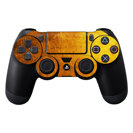 Picture of MightySkins SOPS4CO-Textured Gold Skin Decal Wrap for Dual Shock PS4 Controller - Textured Gold