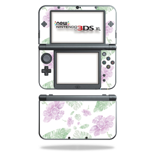 MightySkins NI3DSXL2-Water Color Flowers
