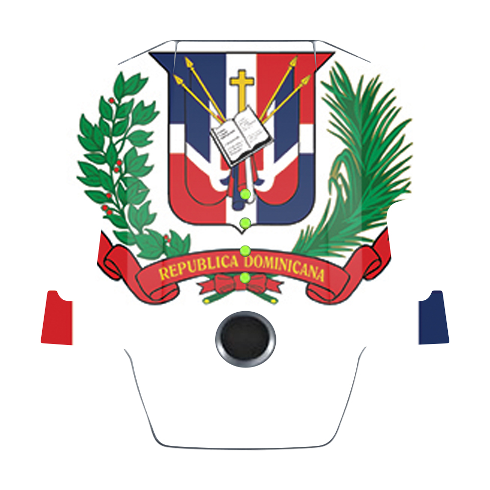 Picture of MightySkins DJMAVBAT-Dominican Flag Skin Decal Wrap for DJI Mavic Pro Battery Sticker - Dominican Flag
