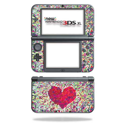 MightySkins NI3DSXL2-Stained Heart