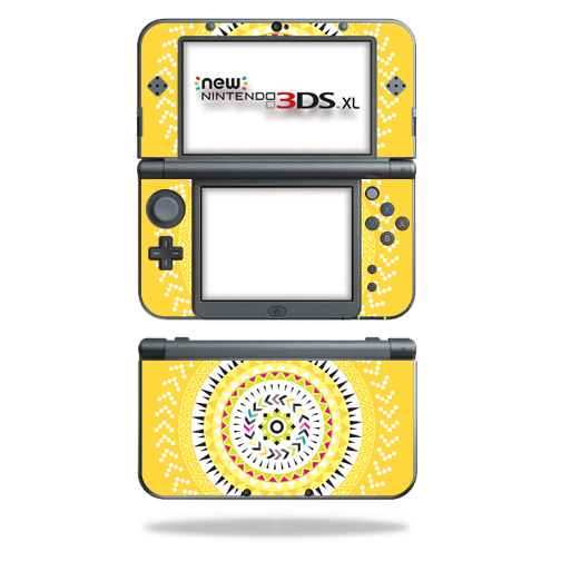 MightySkins NI3DSXL2-Yellow Aztec