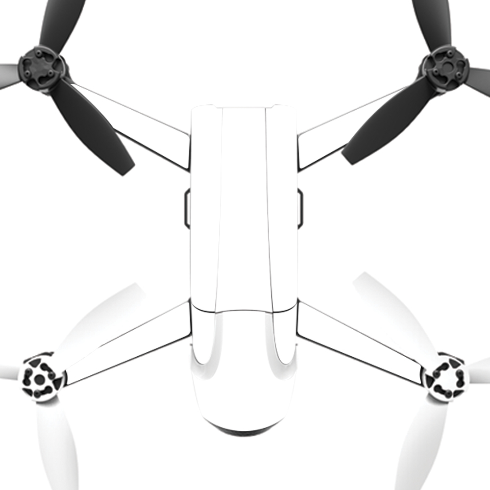 PABEBOP2-Solid White Skin Decal Wrap for Parrot Bebop 2 Quadcopter Drone - Solid White -  MightySkins