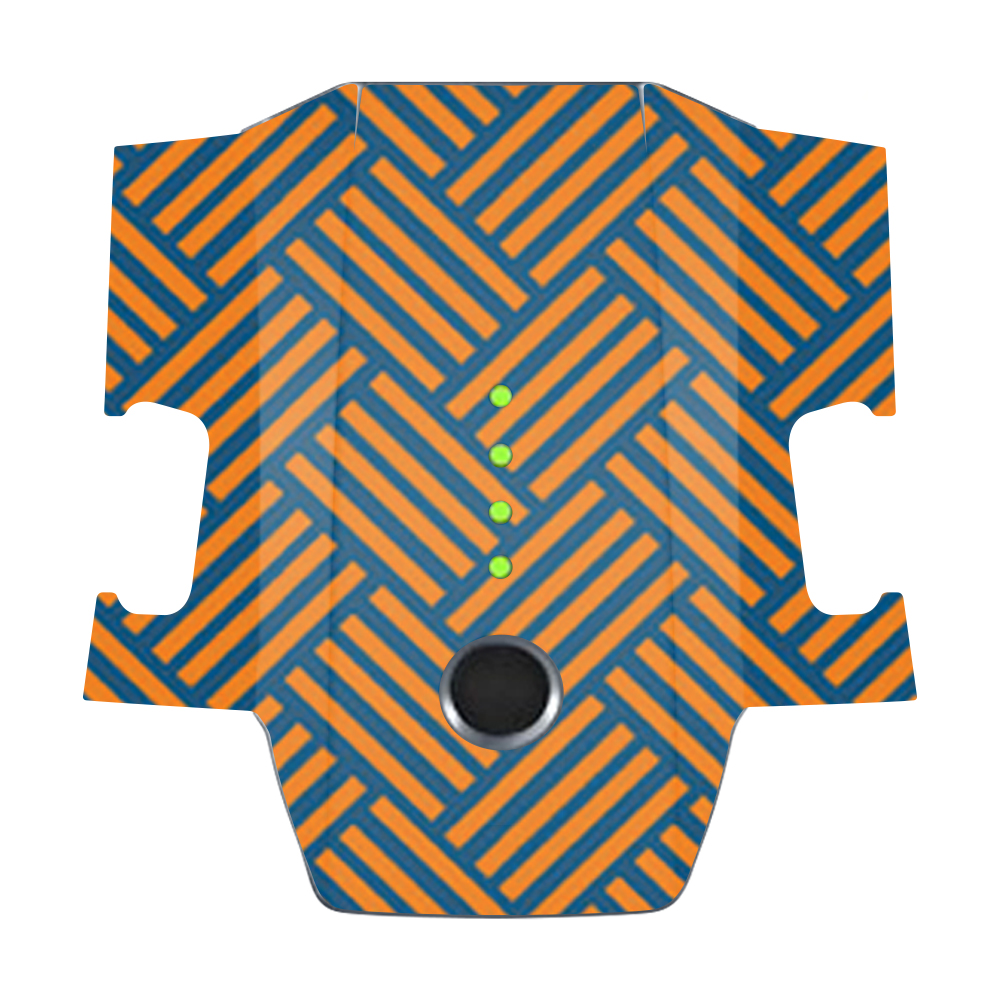 Picture of MightySkins DJMAVBAT-Orange Blue Basket Skin Decal Wrap for DJI Mavic Pro Battery Sticker - Orange Blue Basket
