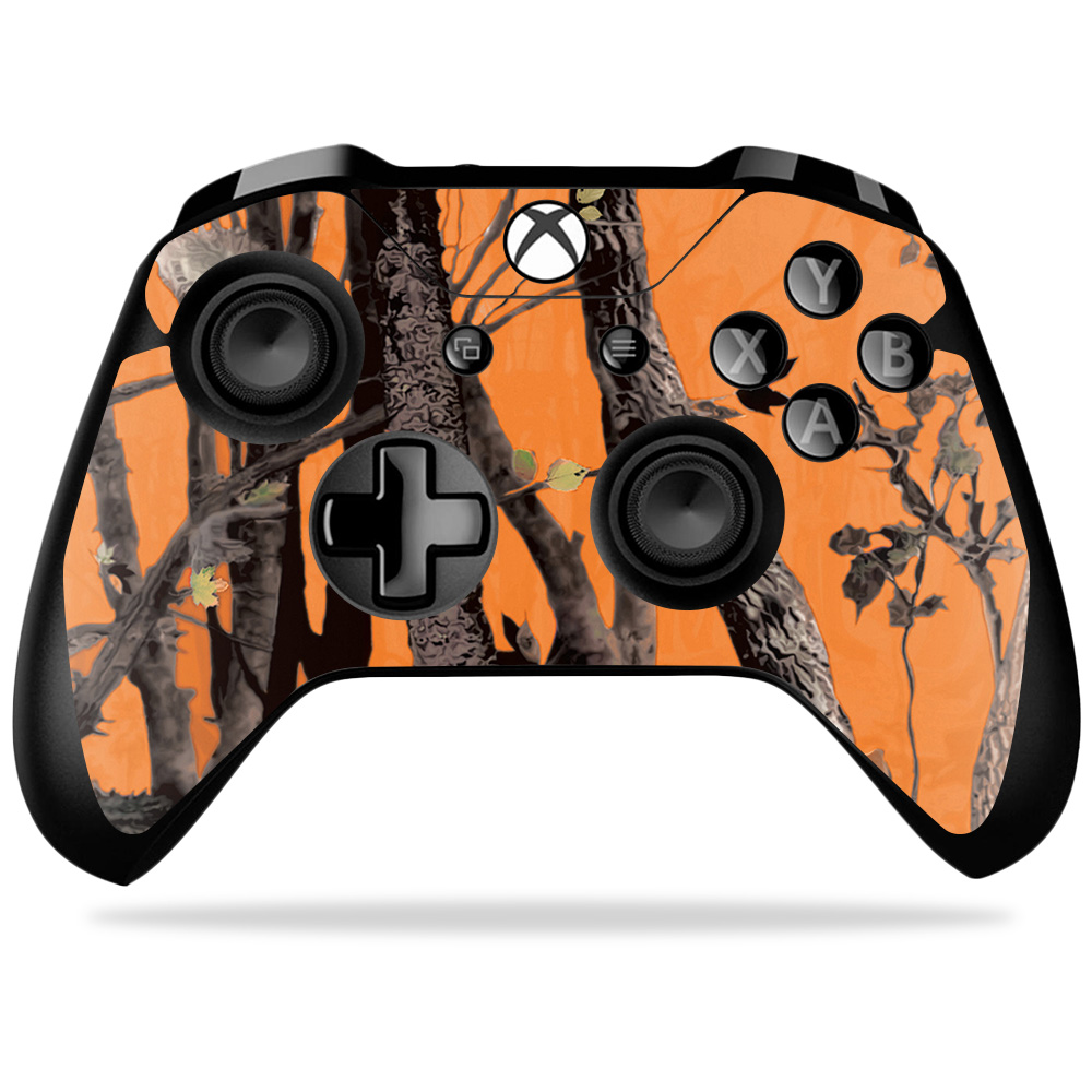 MIXBONXCO-Orange Camo Skin Decal Wrap for Microsoft Xbox One X Controller Sticker - Orange Camo -  MightySkins