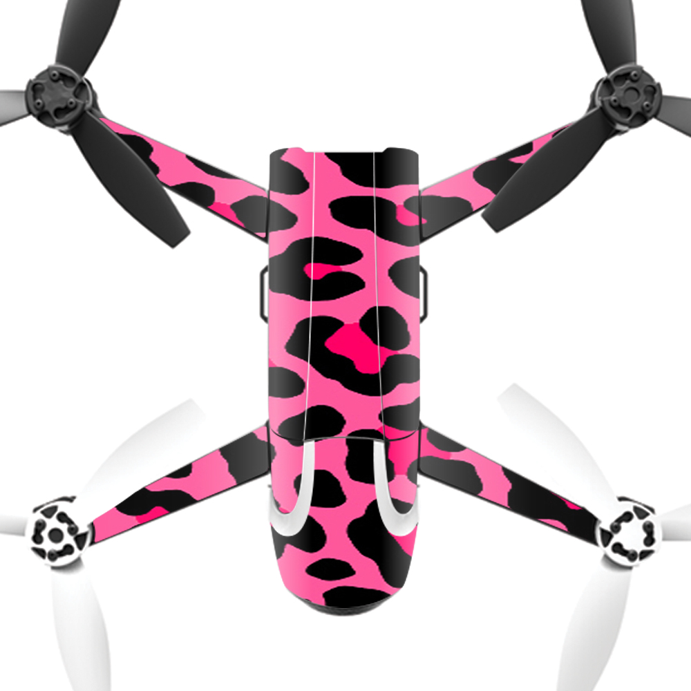 PABEBOP2-Pink Leopard Skin Decal Wrap for Parrot Bebop 2 Quadcopter Drone - Pink Leopard -  MightySkins