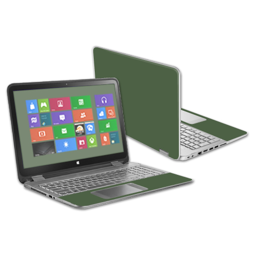 HPENVY15-Solid Olive Skin Decal Wrap for Swagtron T1 Hover Board - Dolphin Gang -  MightySkins