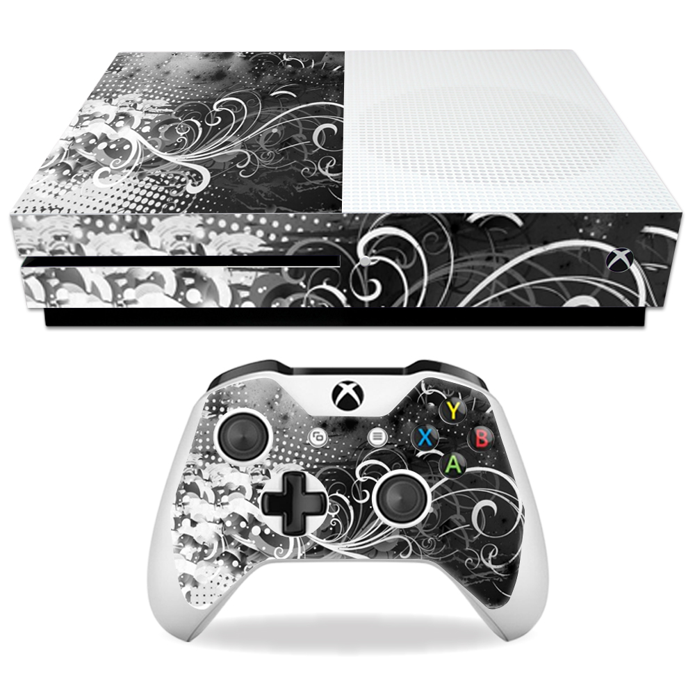 MIXBONES-Black Flourish Skin Decal Wrap for Razor Hovertrax 2.0 Hover Board Scooter - Hot Pink Chevron -  MightySkins