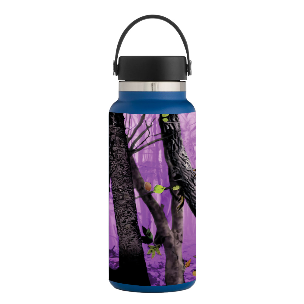 Picture of MightySkins HFWI32-Purple Tree Camo Skin for Hydro Flask 32 oz Wide Mouth - Purple Tree Camo