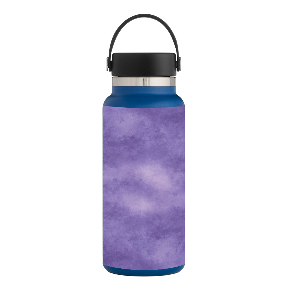 Picture of MightySkins HFWI32-Purple Airbrush Skin for Hydro Flask 32 oz Wide Mouth - Purple Airbrush