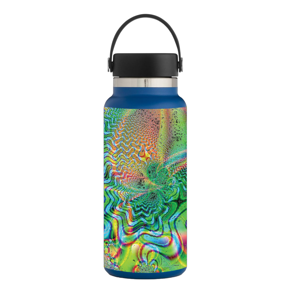 Picture of MightySkins HFWI32-Psychedelic Skin for Hydro Flask 32 oz Wide Mouth - Psychedelic