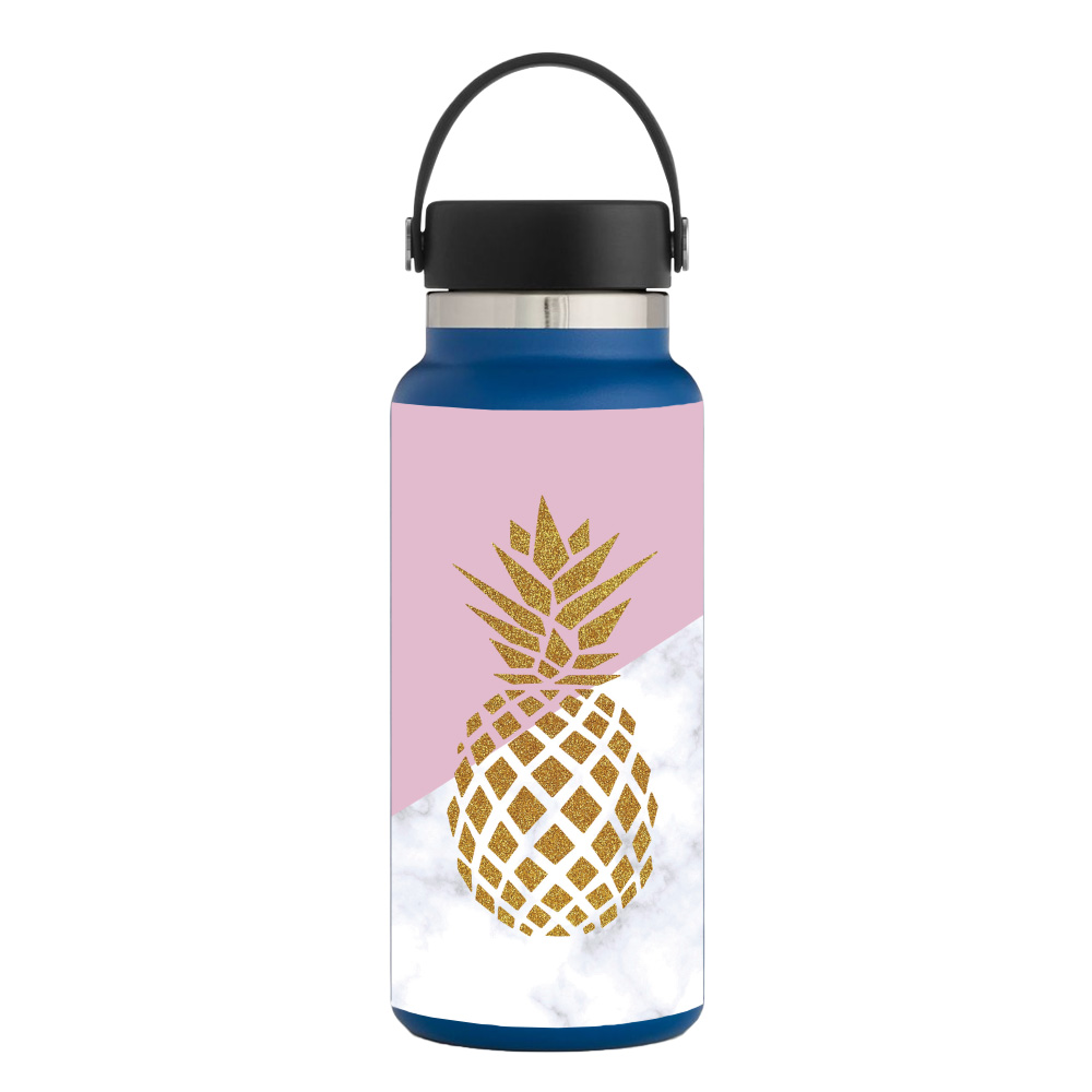 Picture of MightySkins HFWI32-Pretty Pineapple Skin for Hydro Flask 32 oz Wide Mouth - Pretty Pineapple