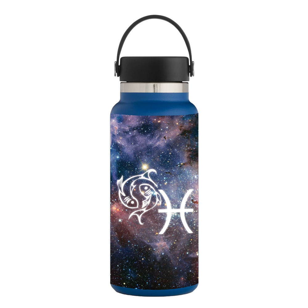 Picture of MightySkins HFWI32-Pisces Skin for Hydro Flask 32 oz Wide Mouth - Pisces