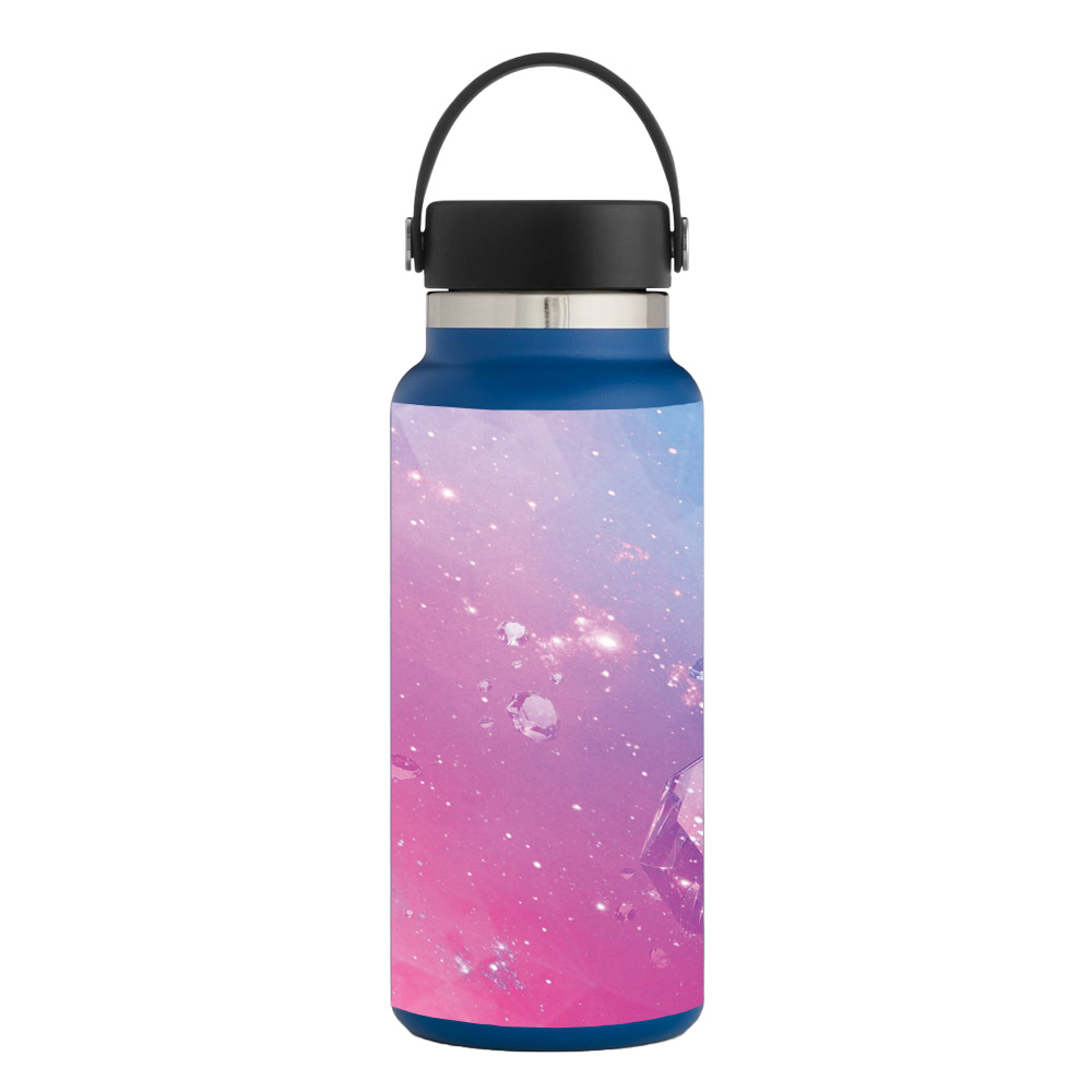 Picture of MightySkins HFWI32-Pink Diamond Skin for Hydro Flask 32 oz Wide Mouth - Pink Diamond