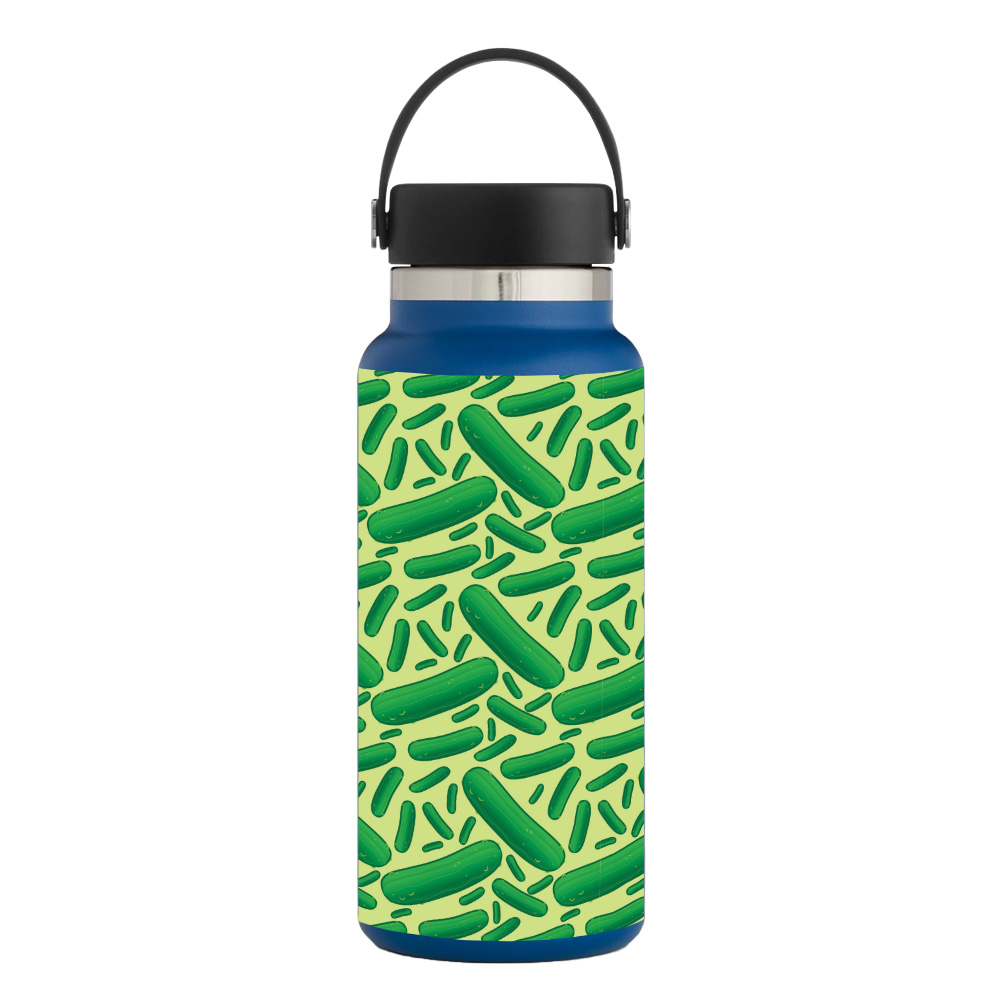 Picture of MightySkins HFWI32-Pickles Skin for Hydro Flask 32 oz Wide Mouth - Pickles