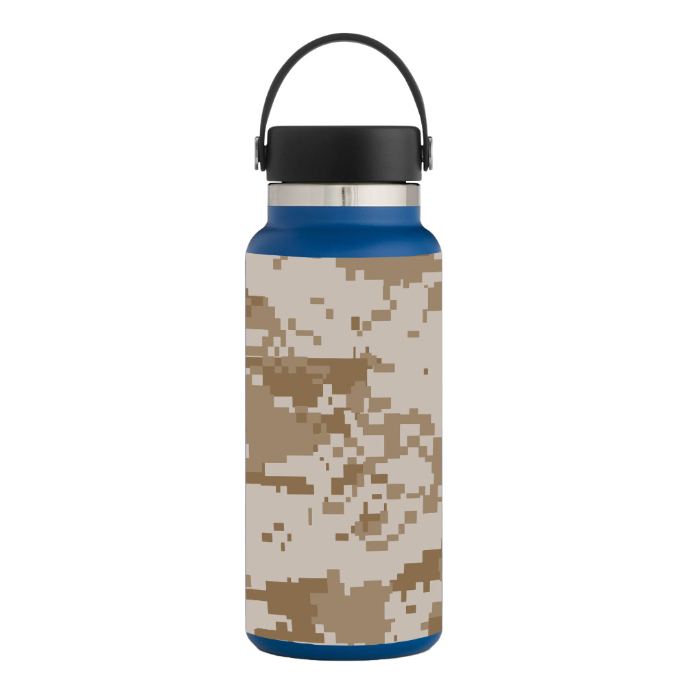 Picture of MightySkins HFWI32-Desert Camo Skin for Hydro Flask 32 oz Wide Mouth - Desert Camo