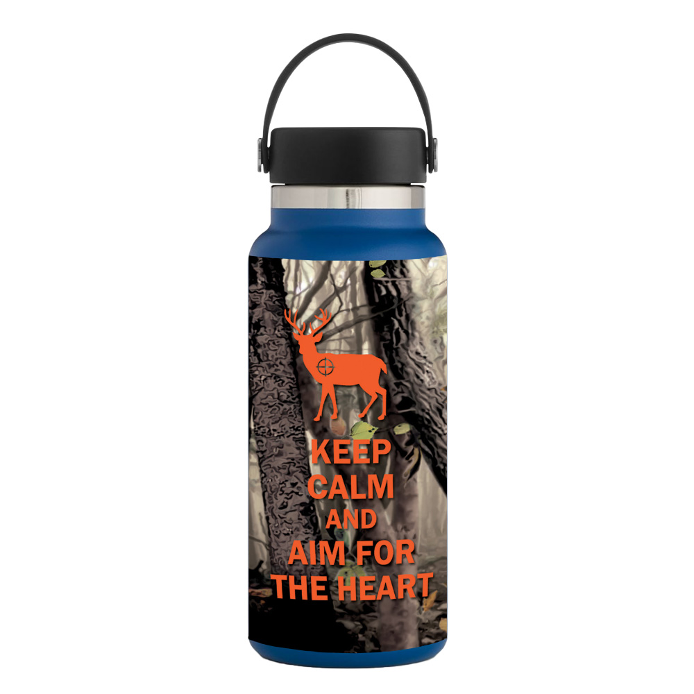 Picture of MightySkins HFWI32-Deer Hunter Skin for Hydro Flask 32 oz Wide Mouth - Deer Hunter