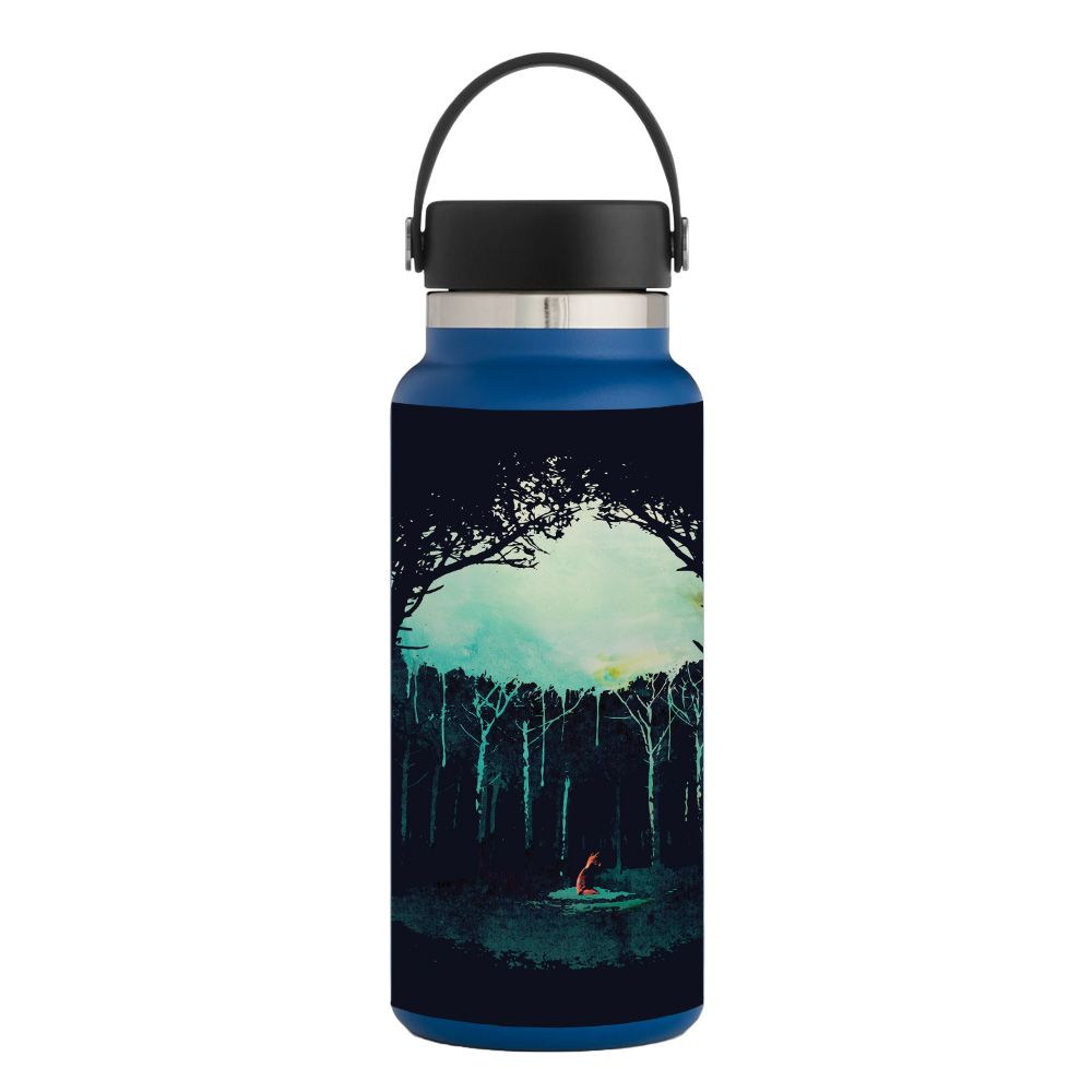 Picture of MightySkins HFWI32-Deep In The Forest Skin for Hydro Flask 32 oz Wide Mouth - Deep In The Forest