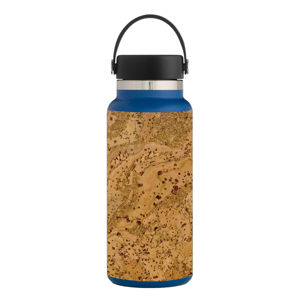 Picture of MightySkins HFWI32-Cork Skin for Hydro Flask 32 oz Wide Mouth - Cork