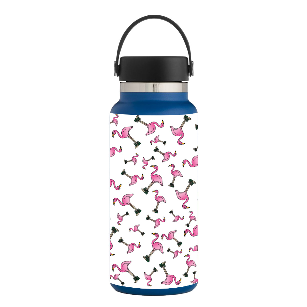 Picture of MightySkins HFWI32-Cool Flamingo Skin for Hydro Flask 32 oz Wide Mouth - Cool Flamingo
