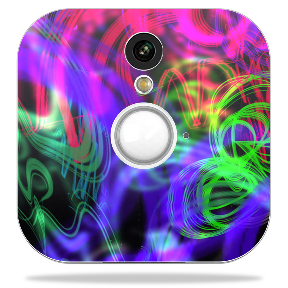 Picture of MightySkins BLHOSE-Neon Splatter Skin Decal Wrap for Blink Home Security Camera Sticker - Neon Splatter