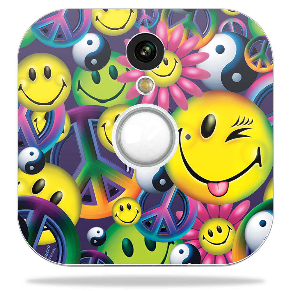Picture of MightySkins BLHOSE-Peace Smile Skin Decal Wrap for Blink Home Security Camera Sticker - Peace Smile