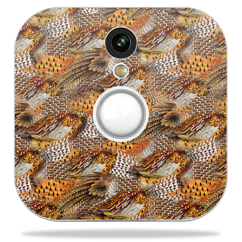 Picture of MightySkins BLHOSE-Pheasant Feathers Skin Decal Wrap for Blink Home Security Camera Sticker - Pheasant Feathers