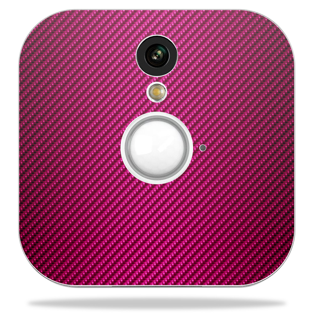 Picture of MightySkins BLHOSE-Pink Carbon Fiber Skin Decal Wrap for Blink Home Security Camera Sticker - Pink Carbon Fiber