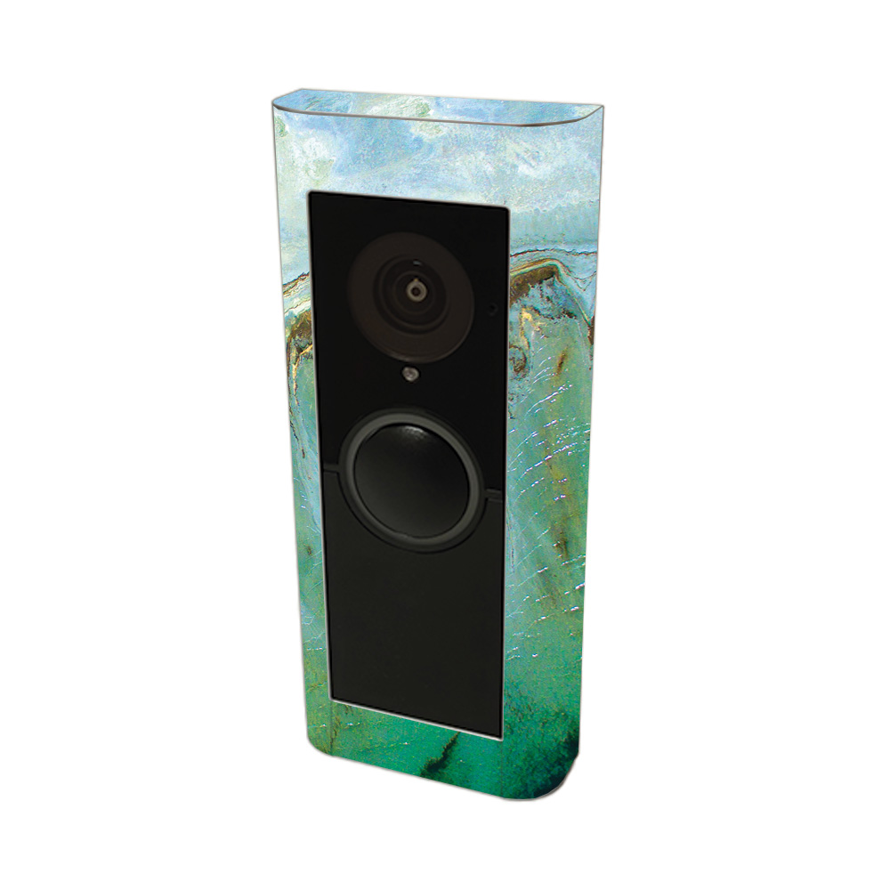 RIVDPR2-Green Shell Skin Compatible with Ring Video Doorbell Pro 2 - Green Shell -  MightySkins