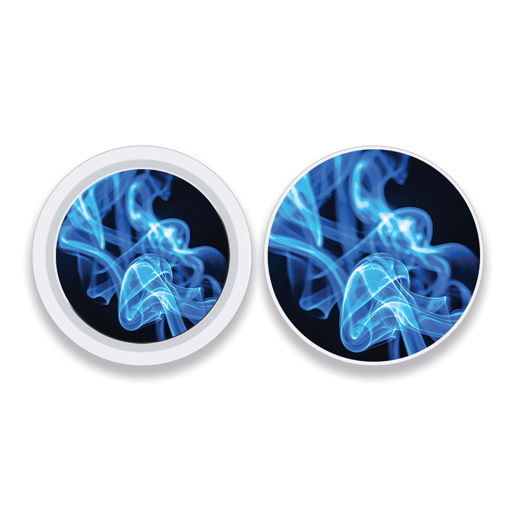 Picture of MightySkins APATAG-Blue Flames Skin Compatible with Apple AirTag Original 4 Pack of Skins - Blue Flames