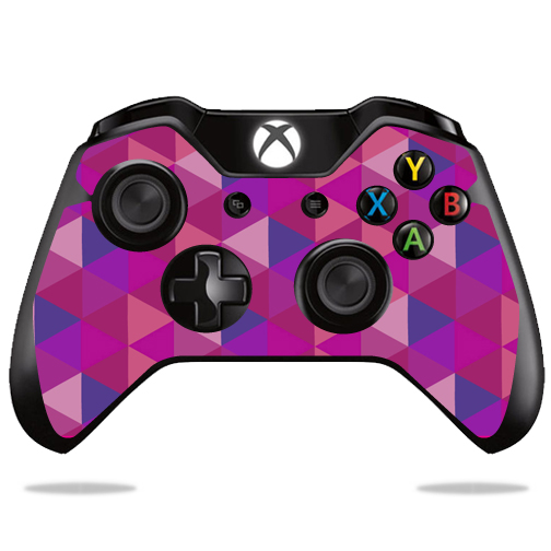 MIXBONCO-Pink Kaleidoscope Skin Decal Wrap for Microsoft Xbox One & One S Controller - Pink Kaleidoscope -  MightySkins