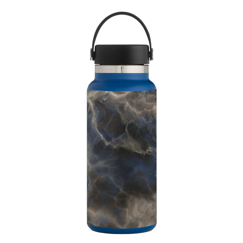 Picture of MightySkins HFWI32-Stormy Marble Skin for Hydro Flask 32 oz Wide Mouth - Stormy Marble