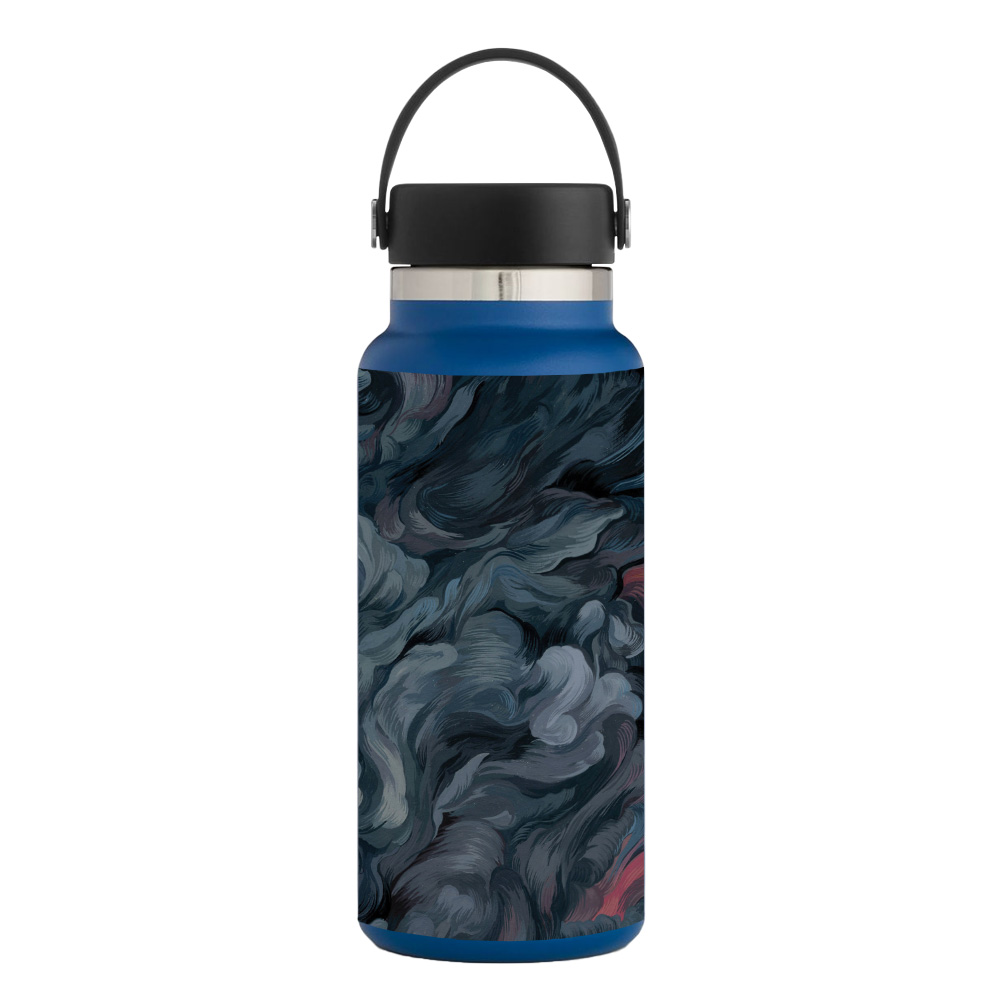 Picture of MightySkins HFWI32-Storm Cloud Skin for Hydro Flask 32 oz Wide Mouth - Storm Cloud