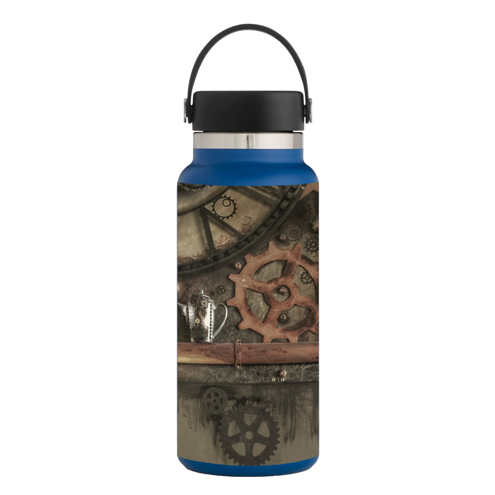 Picture of MightySkins HFWI32-Steam Punk Room Skin for Hydro Flask 32 oz Wide Mouth - Steam Punk Room