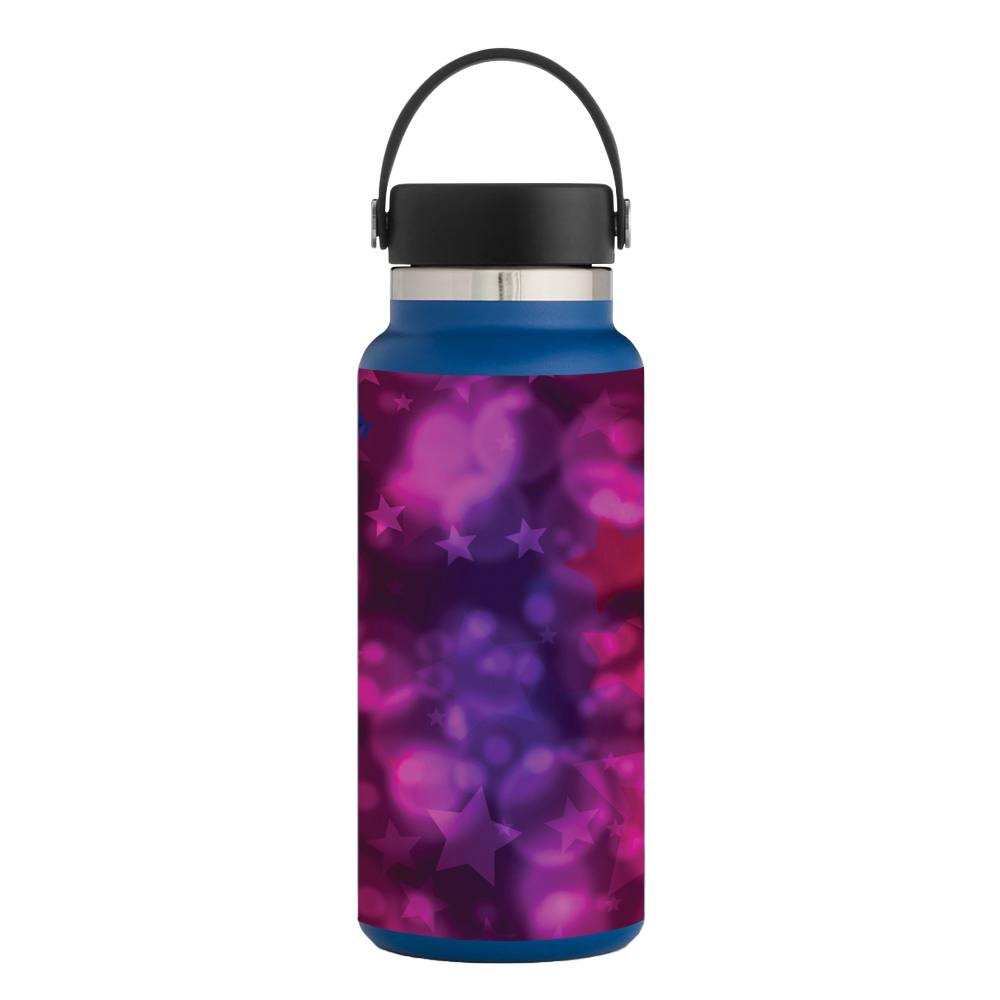 Picture of MightySkins HFWI32-Star Power Skin for Hydro Flask 32 oz Wide Mouth - Star Power