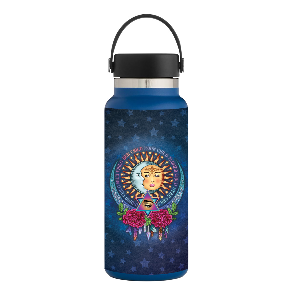 Picture of MightySkins HFWI32-Star Child Skin for Hydro Flask 32 oz Wide Mouth - Star Child