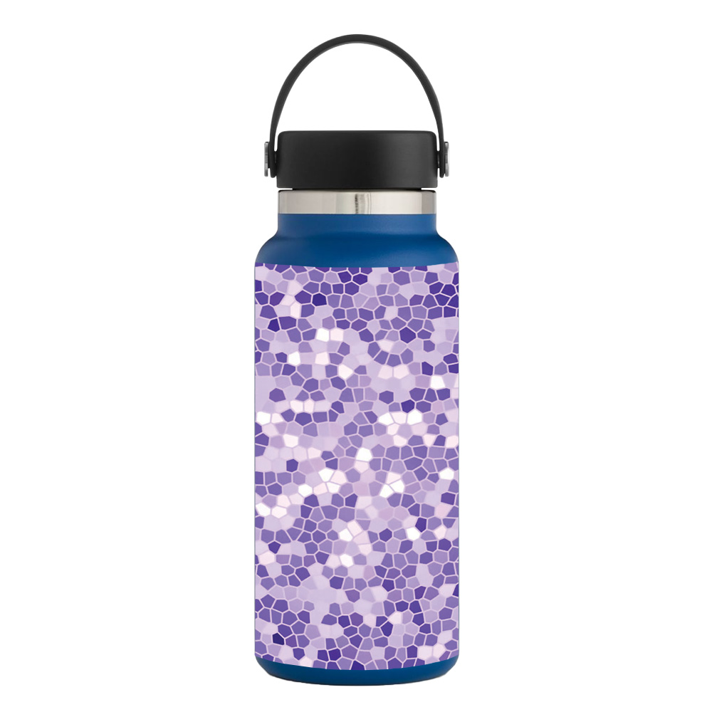 Picture of MightySkins HFWI32-Stained Glass Skin for Hydro Flask 32 oz Wide Mouth - Stained Glass