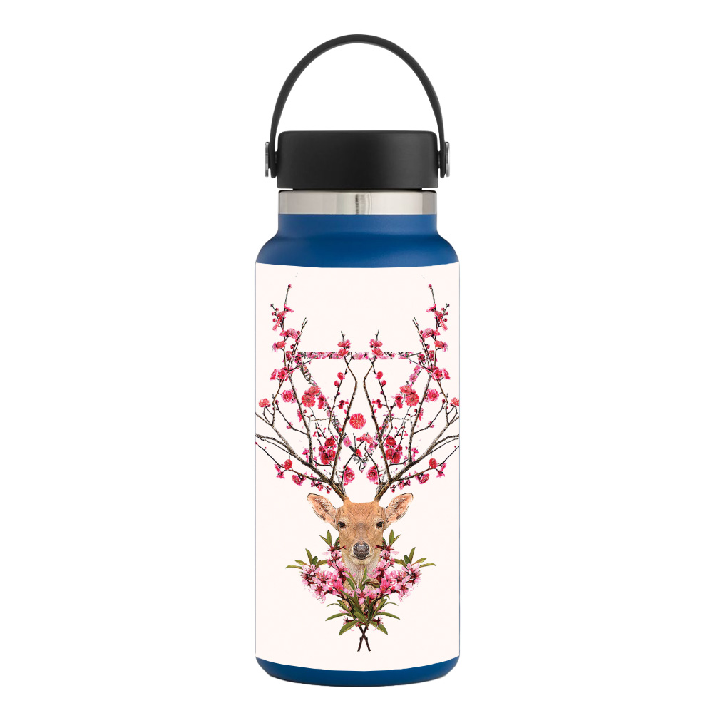 Picture of MightySkins HFWI32-Spring Deer Skin for Hydro Flask 32 oz Wide Mouth - Spring Deer