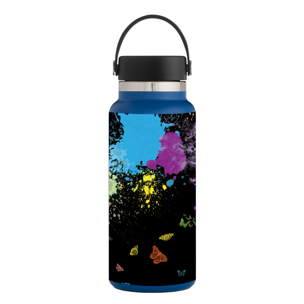 Picture of MightySkins HFWI32-Splatter Skin for Hydro Flask 32 oz Wide Mouth - Splatter