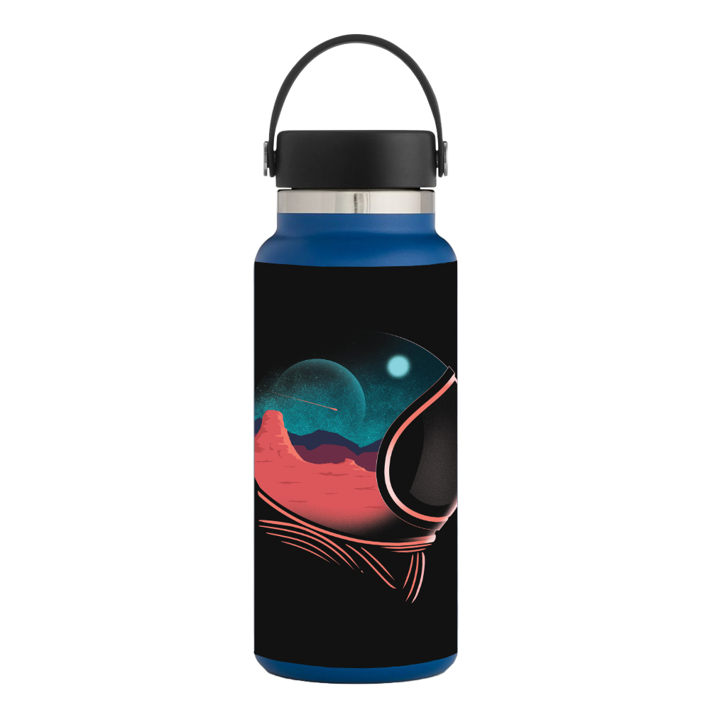 Picture of MightySkins HFWI32-Space Adventure Skin for Hydro Flask 32 oz Wide Mouth - Space Adventure