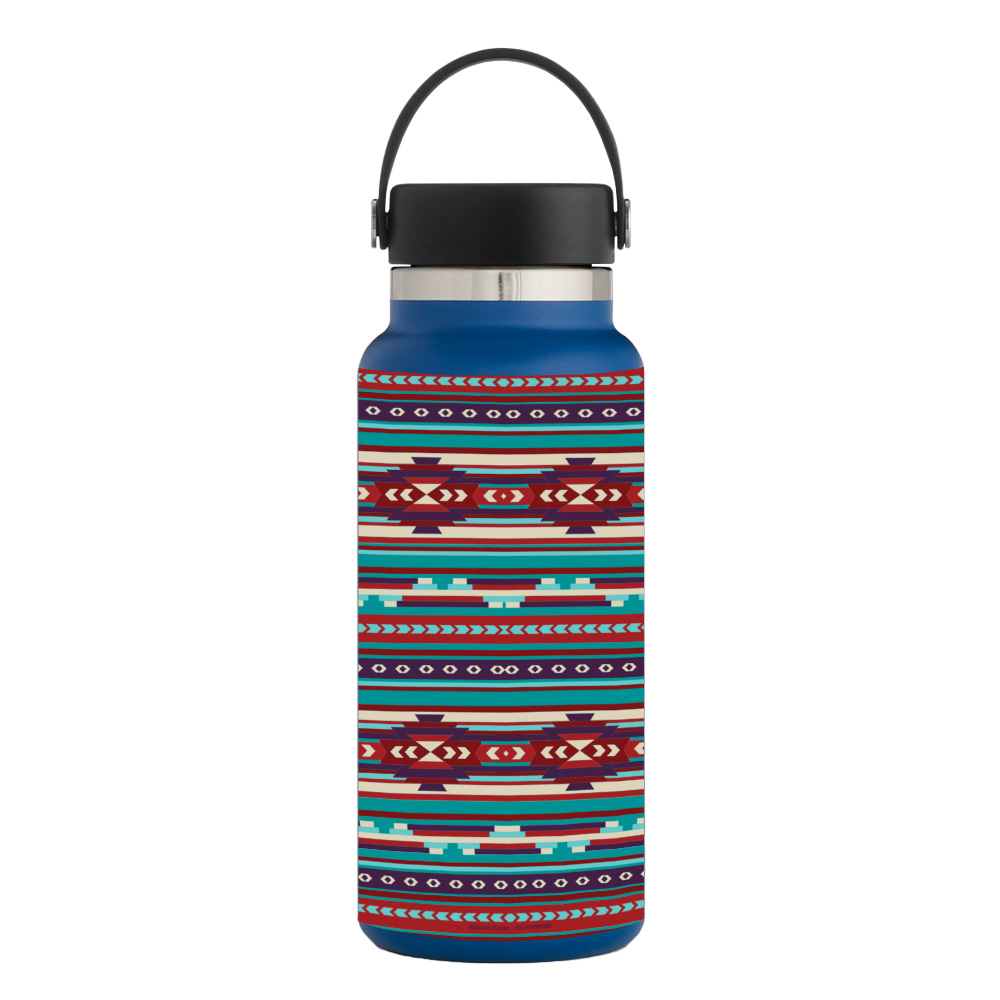 Picture of MightySkins HFWI32-Southwest Stripes Skin for Hydro Flask 32 oz Wide Mouth - Southwest Stripes