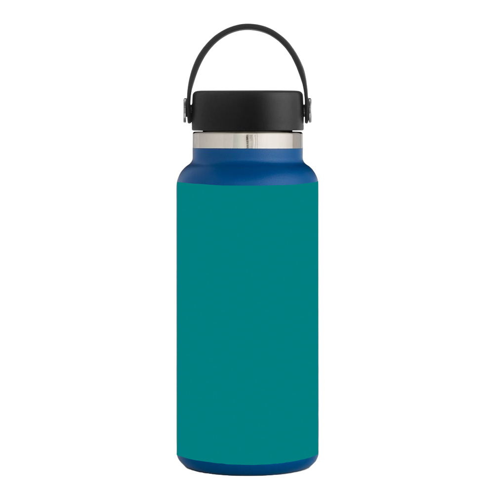 Picture of MightySkins HFWI32-Solid Teal Skin for Hydro Flask 32 oz Wide Mouth - Solid Teal