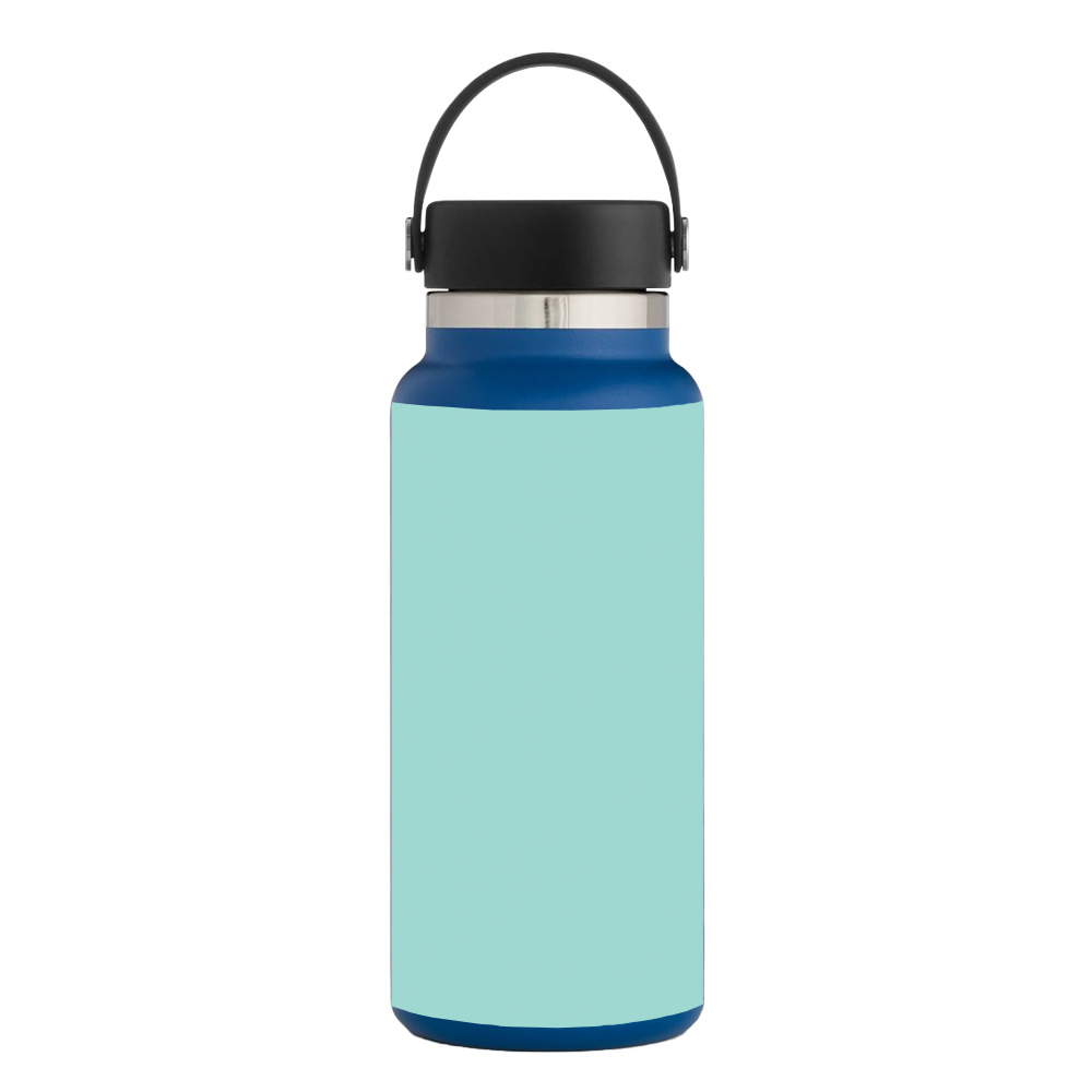 Picture of MightySkins HFWI32-Solid Seafoam Skin for Hydro Flask 32 oz Wide Mouth - Solid Seafoam