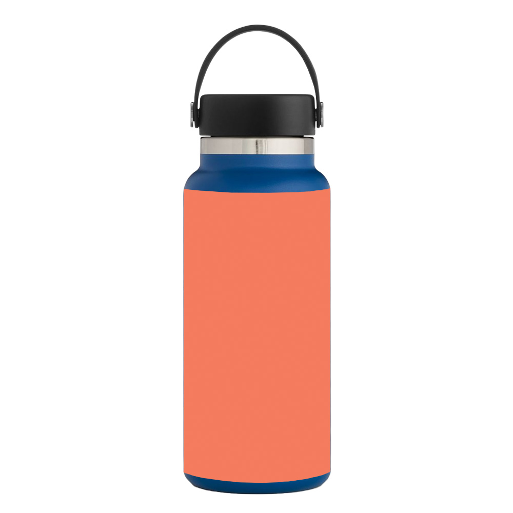 Picture of MightySkins HFWI32-Solid Salmon Skin for Hydro Flask 32 oz Wide Mouth - Solid Salmon