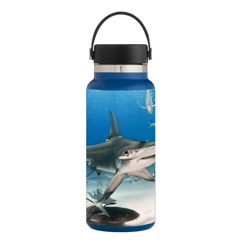 Picture of MightySkins HFWI32-Hammerhead Skin for Hydro Flask 32 oz Wide Mouth - Hammerhead