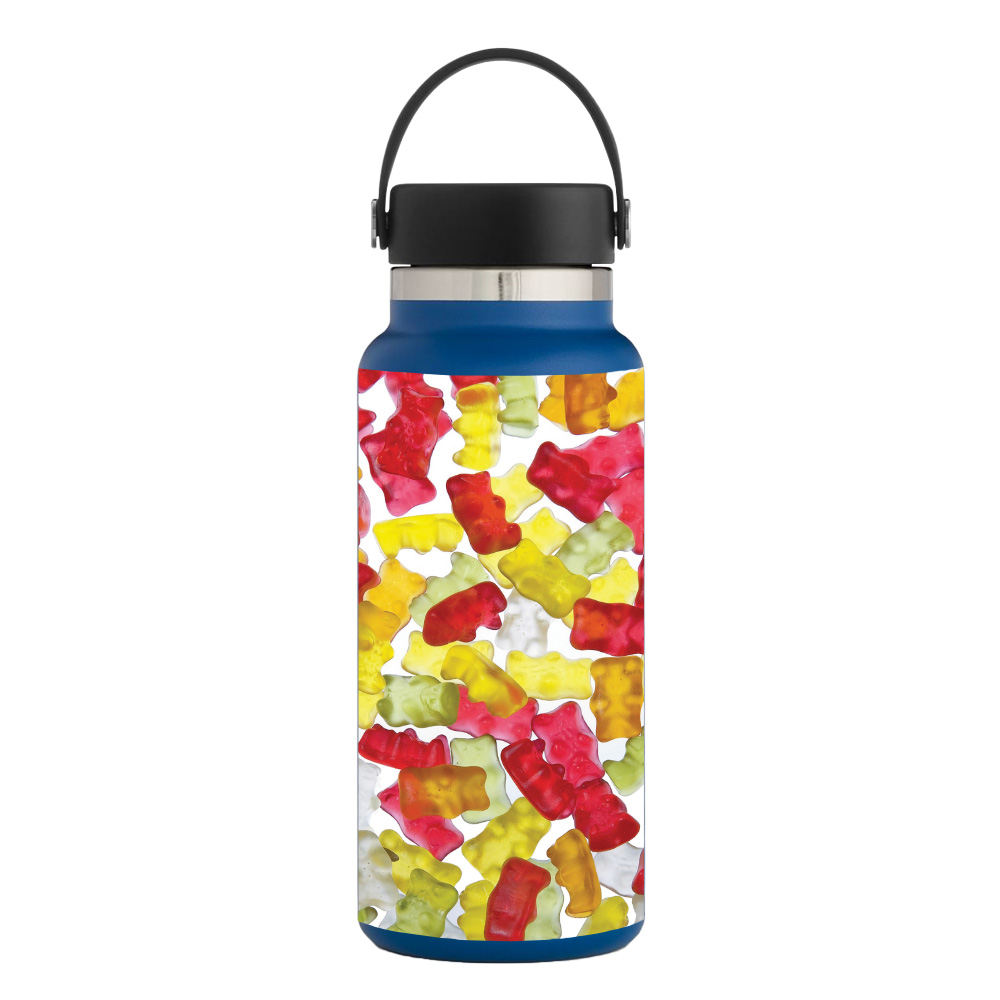 Picture of MightySkins HFWI32-Gummy Bears Skin for Hydro Flask 32 oz Wide Mouth - Gummy Bears